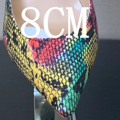 sewen1 8cm 8/10/12 сантиметров Лакированная кожа, острый носок, женская обувь Туфли-лодочки женские модельные туфли Обувь на высоких каблуках свадебные туфли женские вечерние туфли-лодочки обувь на танкетке; на высоком каблуке - Цвет: sewen1 8cm