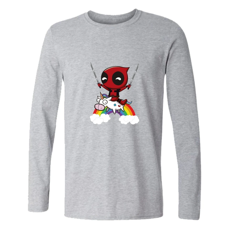 

Unicorn printed t shirt women/men Anime harajuku tshirt t-shirt Homme unisex funny long sleeve t shirts tops kawaii clothes