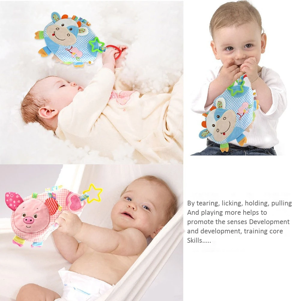 Детская мягкая игрушка полотенце для детской кроватки|Интерактивные игрушки