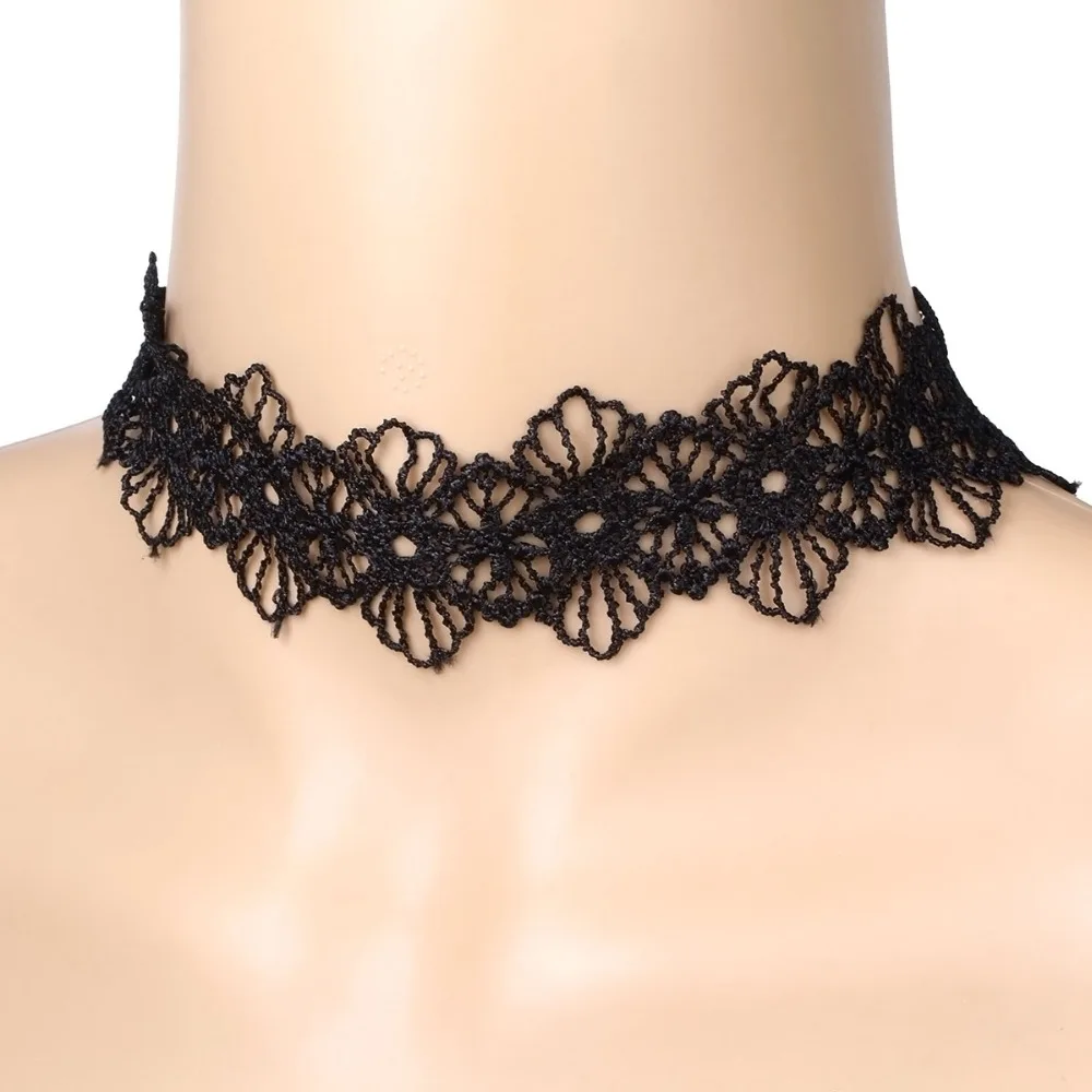 Новое поступление модные стильные женские Чокеры многоцветные кружевные Чокер