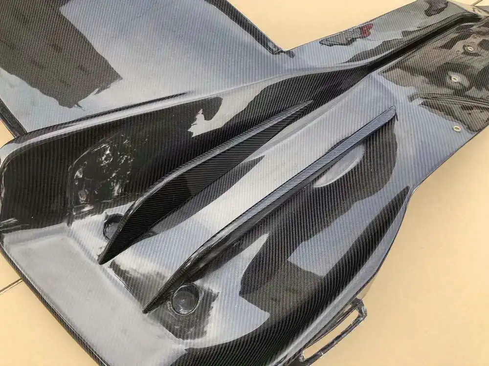 Автомобильный задний бампер для багажника диффузор губ настоящий углеродный