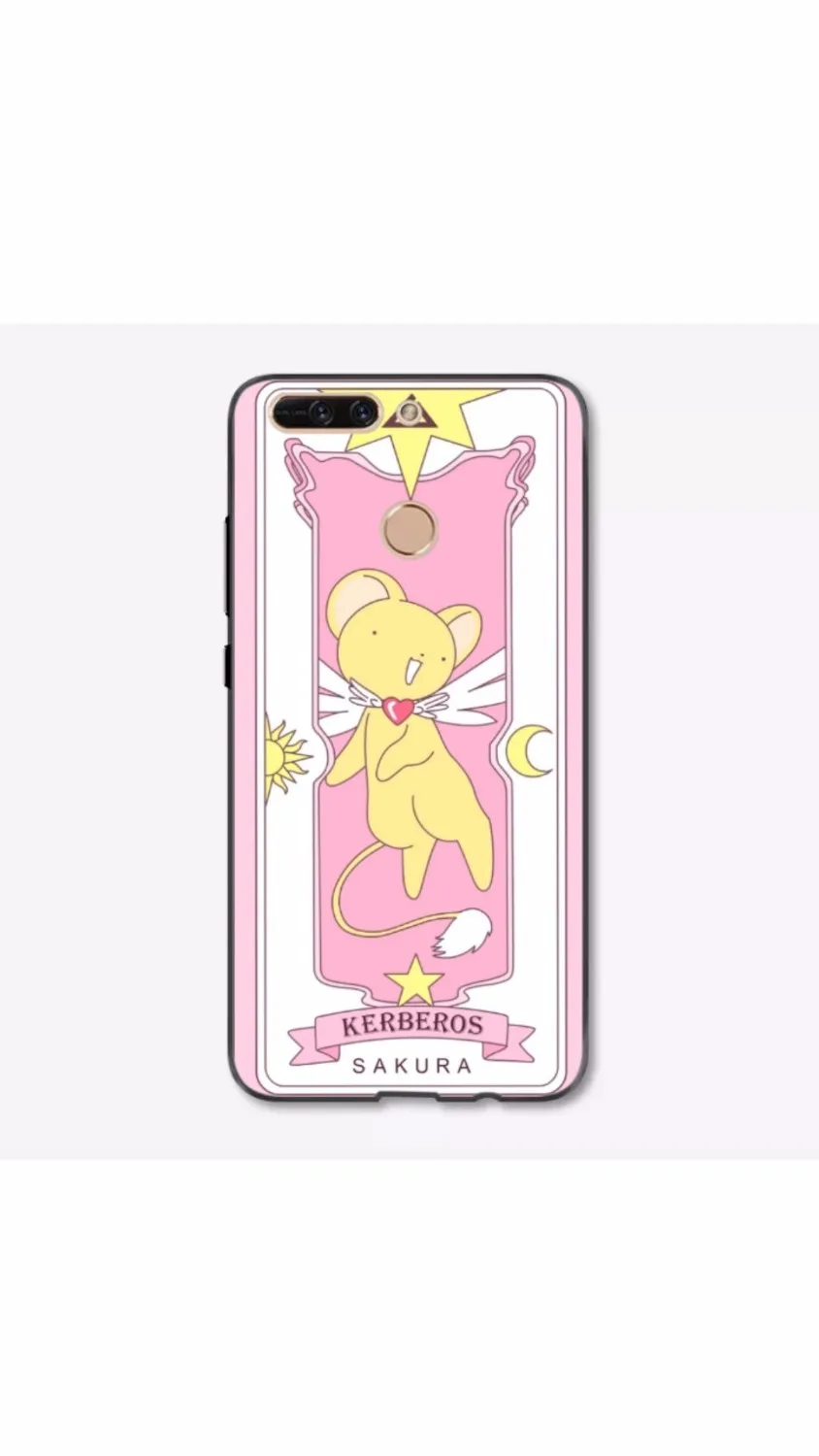 Cow Card Captor Sakura мультфильм аниме прекрасный розовый пластиковый мягкий силиконовый
