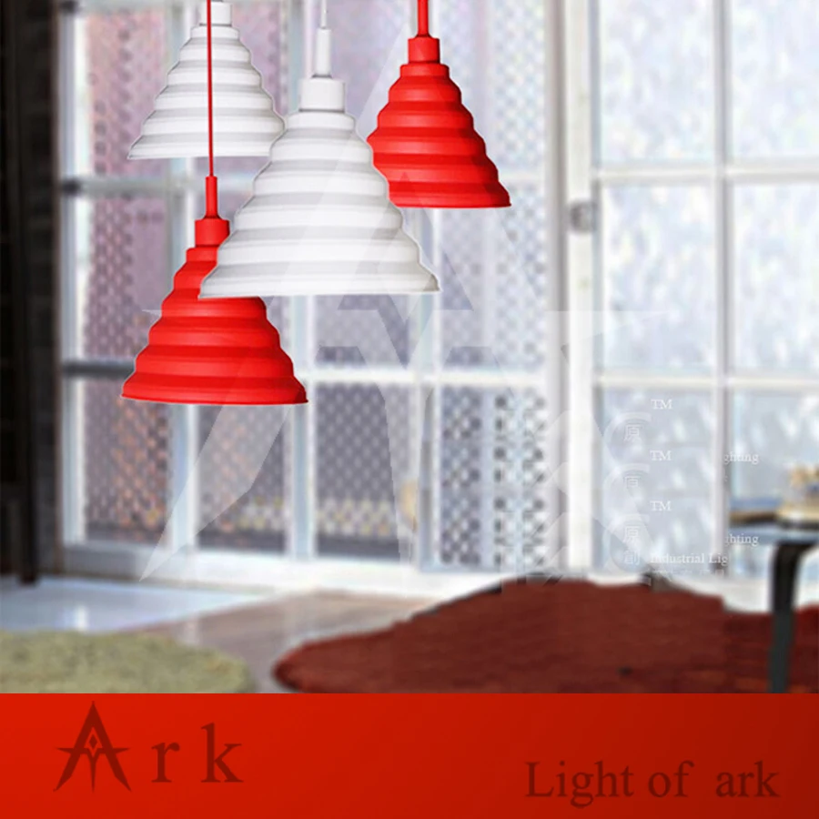 Новинка Красочные подвесные светильники из силикагеля для бара ресторана