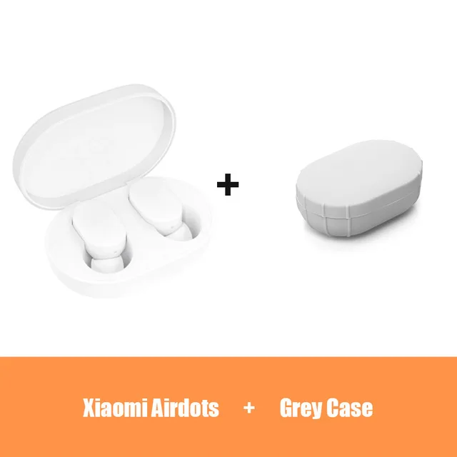 Air Add Gray Box Mi jia AirDots bluetooth наушники TWS новейшая гарнитура наушники Handsfree smart AI управление mi jia mi наушники для Android iOS - Цвет: Air Add Gray Box