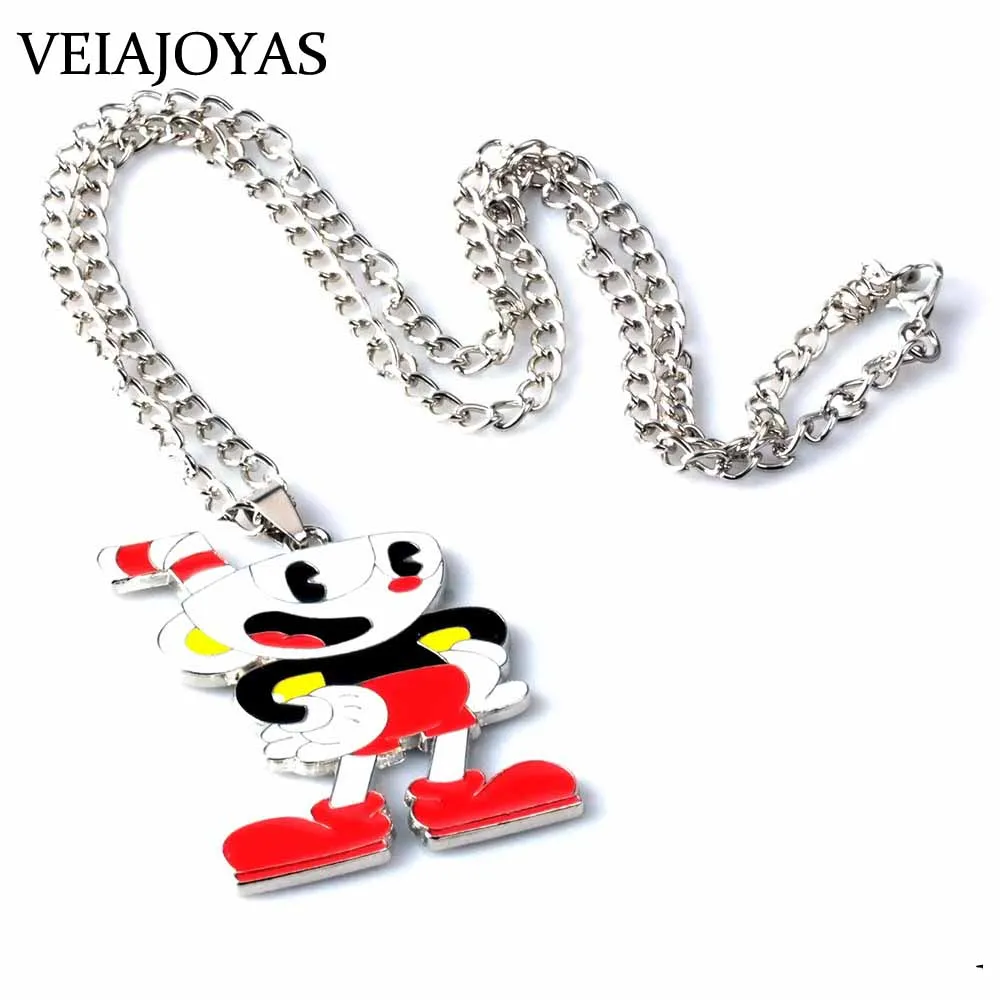 Ожерелья с подвеской из нержавеющей стали колье-чокер игровой чашкой ожерелье в