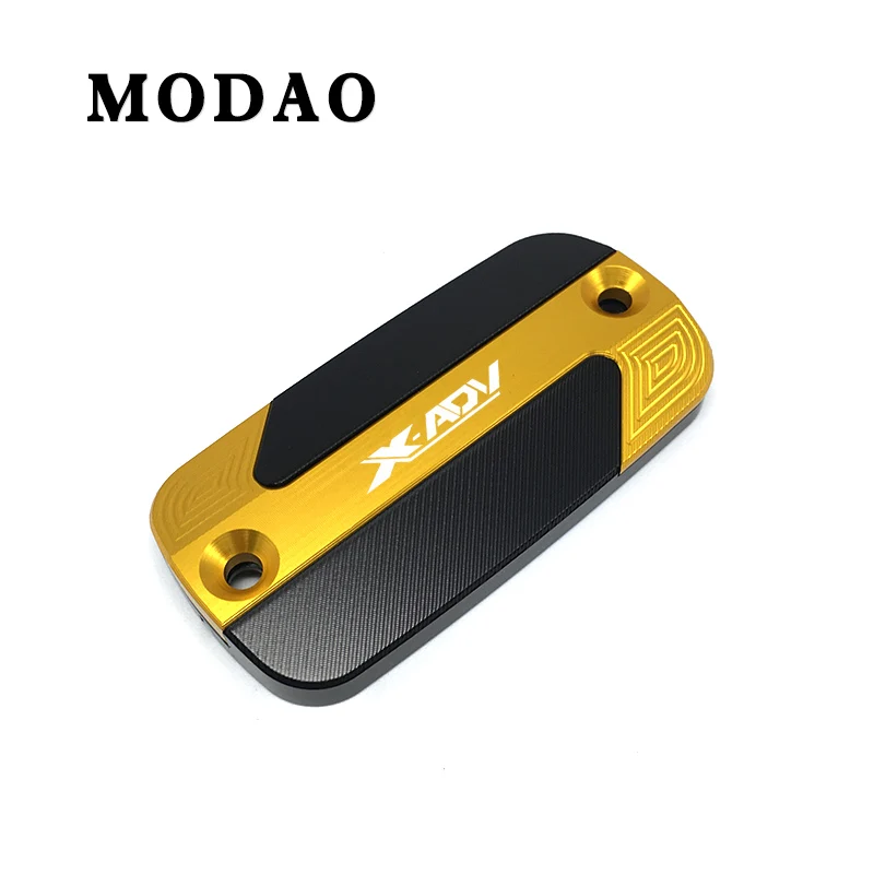 Gold Для- Honda X-ADV XADV Мотоцикл CNC передний тормоз жидкость резервуар Крышка от жира скутер аксессуары - Цвет: Gold