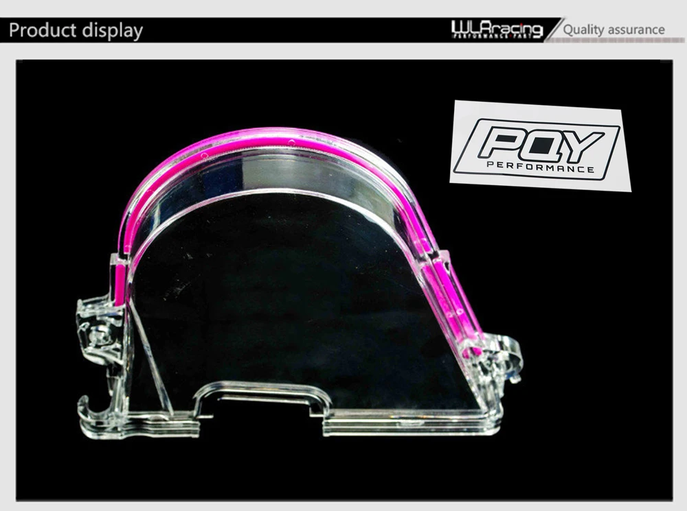 WLR Racing-CLEAR CAM зубчатый ремень ГРМ Крышка турбо кулачковый шкив для HONDA CIVIC 96-00 D15 D16 WLR6337