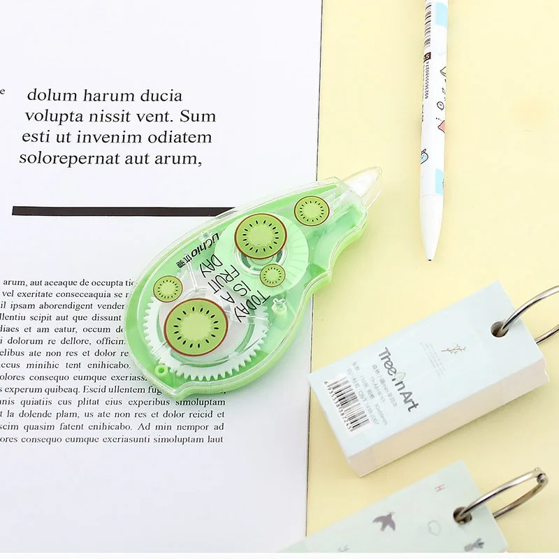 MIRUI 50 м корейский стиль фруктов прозрачная канцелярская корректор