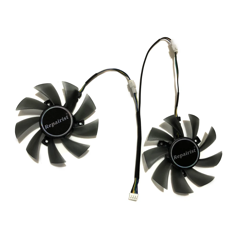 Альтернативный охлаждающий вентилятор для графической карты 2 шт./лот GPU RX580 RX480