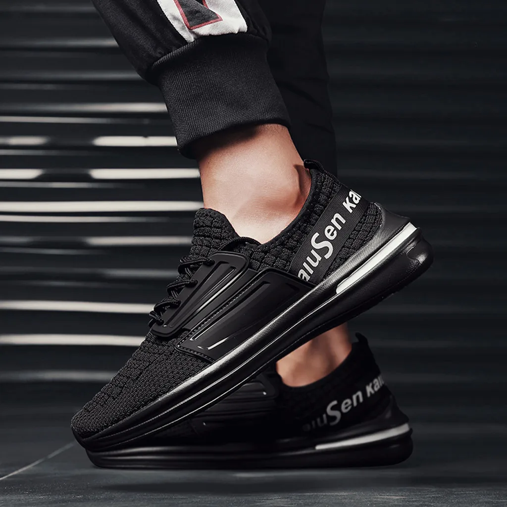 SAGACE/тканые дышащие мужские уличные кроссовки с вулканизированной подошвой