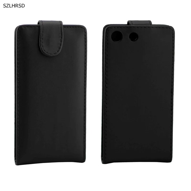 Винтаж Флип вверх и Подпушка кожаный чехол для Sony Xperia M5 Dual e5653 e5663 5.0 &quotТелефонные