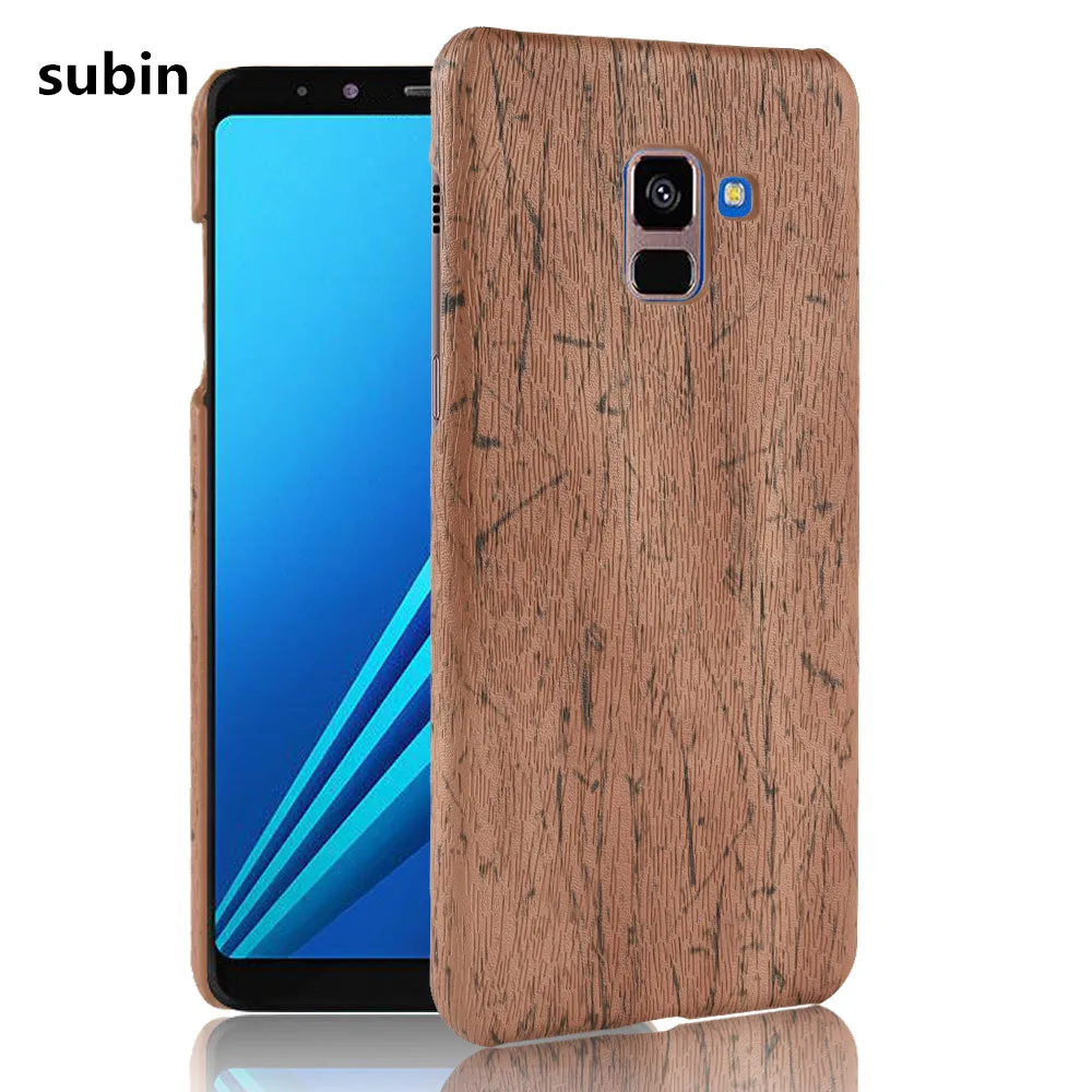 Для Samsung Galaxy A8 2018 A530 A530F SM-A530F чехол для телефона бампер PC пластик PU кожаный