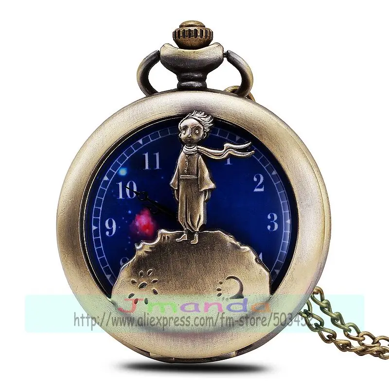 100 шт./лот дизайнерские карманные часы с синим циферблатом в стиле ретро