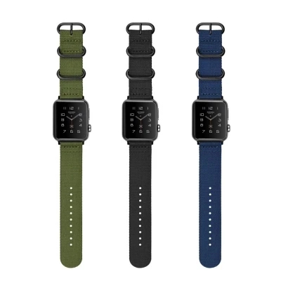 Ремешок нейлоновый для iWatch Apple Watch 38 мм 42 сменный тканевый браслет наручных часов