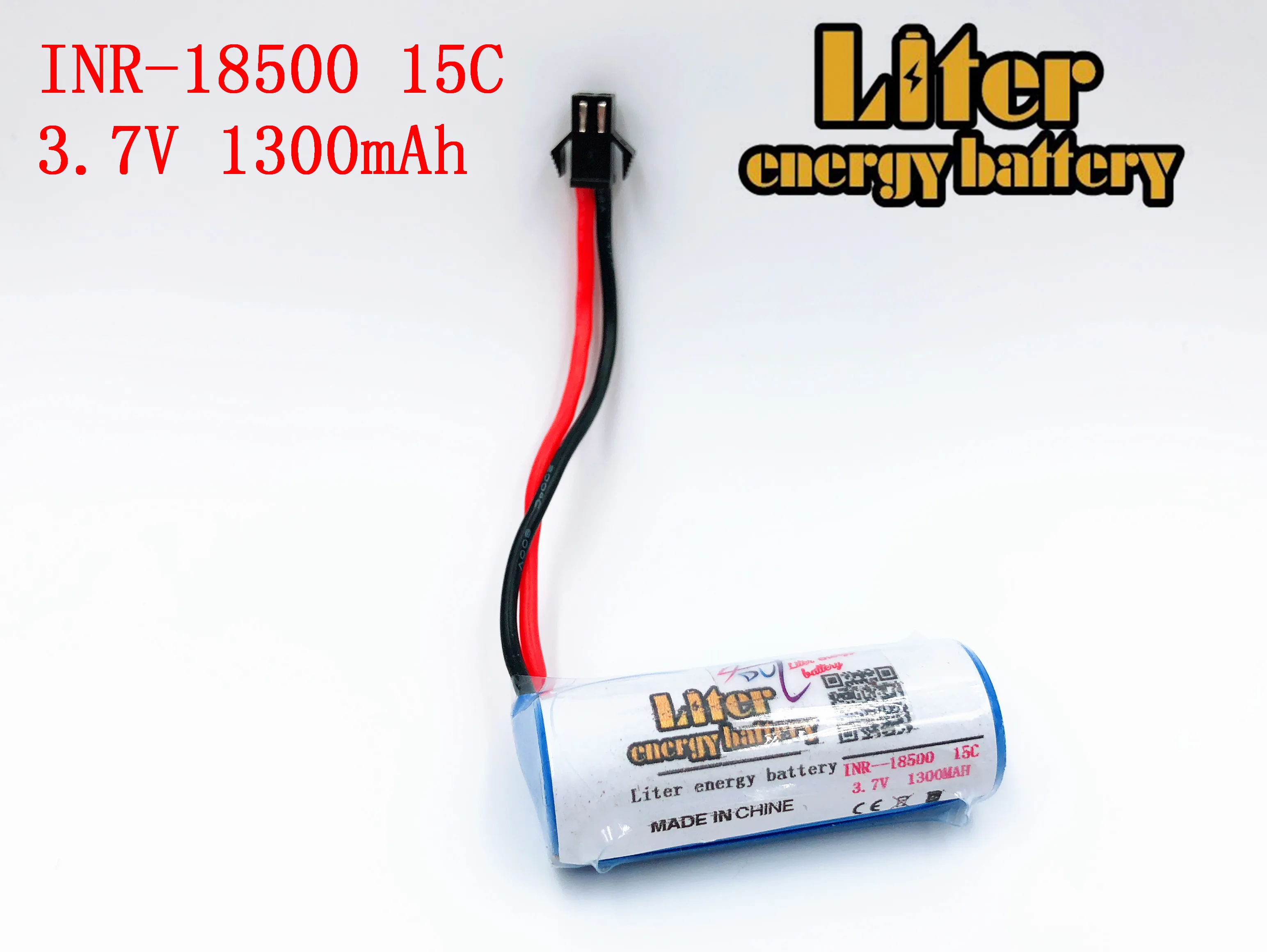 18500 3,7 V 1300mAh 15c Lipo батарея для S900 FT008 вертолет/лодка с дистанционным управлением 3,7 v Li-po батареи для игрушечной батареи SM разъем