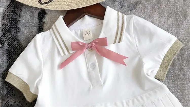 Платья для девочек вечеринки и свадьбы лето 2019 детская одежда платье-футболка с