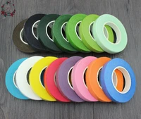 12rolllot 12mm floral resealable stretchy florist artificial floral stem tape browngreenbluepinkwhite floral tape