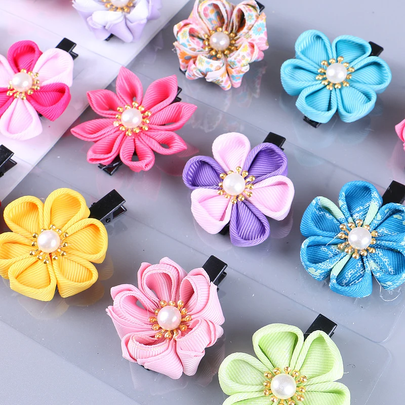 Новинка Изысканная ручная работа Цветы вишни Пять лепестков Цветок жемчуга