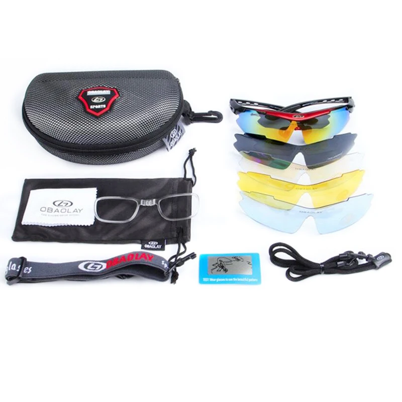 Набор спортивных очков поляризационные лыжные очки UV400 для катания на мотоцикле