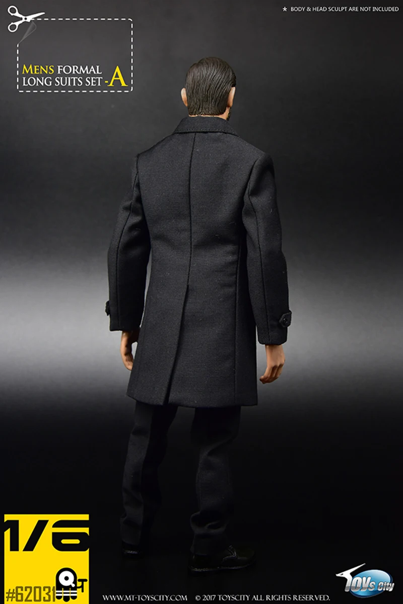 Коричневый/черный 1/6 игрушечный город TC 62031 джентльменский мужской пиджак