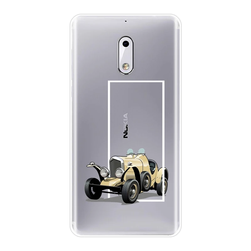 Винтажный Ретро классный Забавный 3D автомобильный Мягкий ТПУ силиконовый чехол