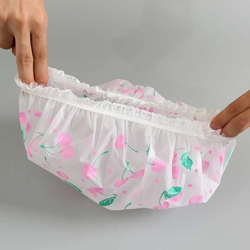 Корейская версия милой креативной водонепроницаемой душевой шапки с кружевным