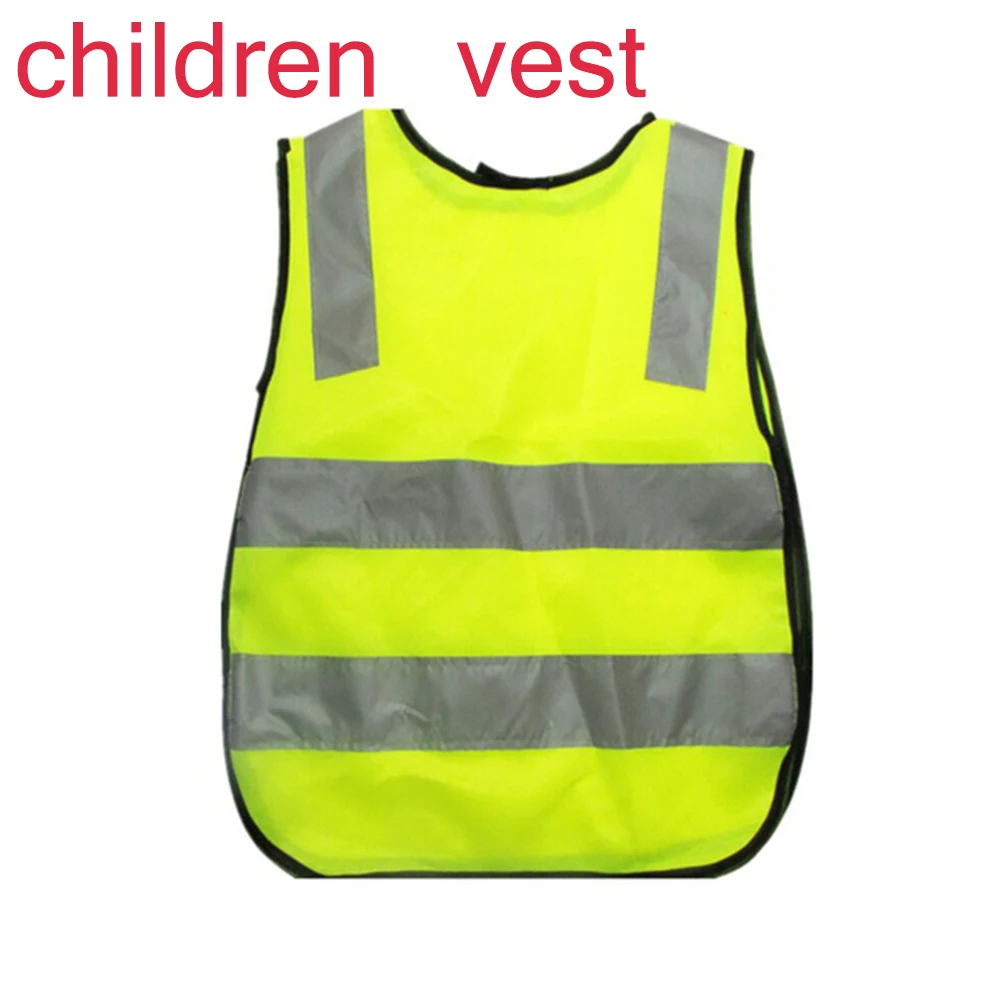 for children Жилет Мотоцикл высокая видимость светоотражающий жилет Hi Viz жилет Предупреждение светоотражающие полосы куртка для детей - Цвет: for children