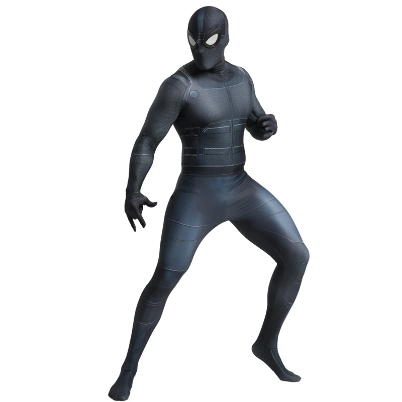Stealth Suit Взрослый паук Аквамен Железный человек Капитан Америка Веном Дэдпул человек-муравей Супермен костюм косплей костюм супергероя для Хеллоуин мужчин - Цвет: Stealth Suit