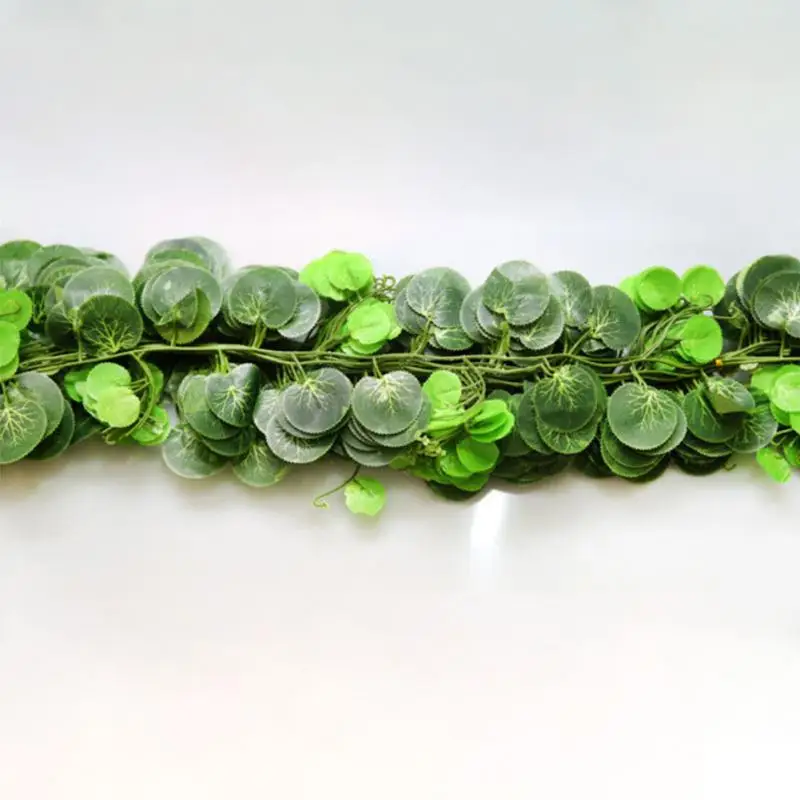 Malus spectabilis 2,5 м искусственные зеленые листья плюща, искусственные гирлянды для украшения дома, свадьбы - Цвет: Malus spectabilis
