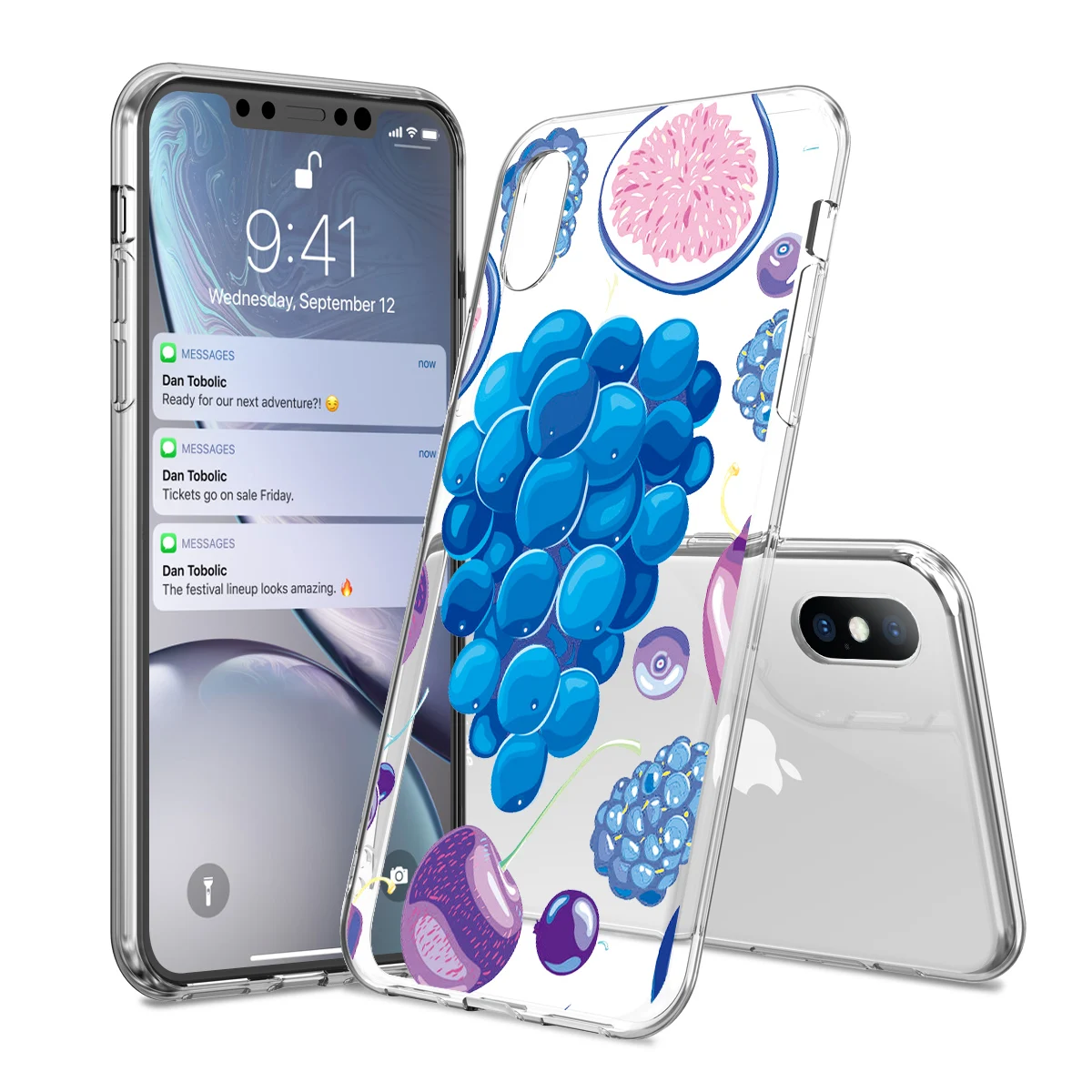 T4 Lovebay чехол для телефона для iPhone 11 Pro 6 6s 7 8 Plus X XR XS Max 5 5S SE Модный милый мягкий чехол из ТПУ с мультипликационным принтом фрукты лимон ананас s - Цвет: T4