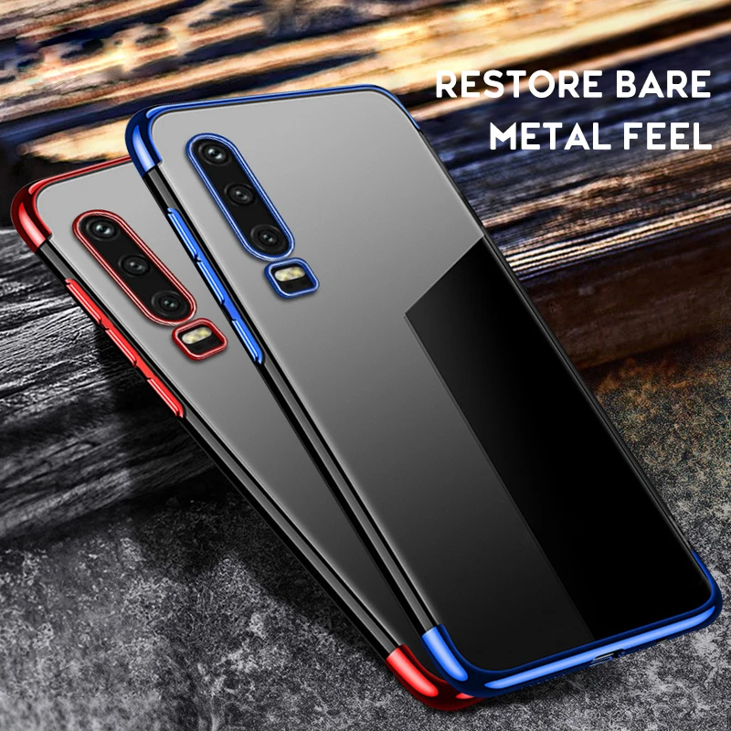 

For Huawei P30 Lite Case Cover Transparent Soft Silicone Slim TPU Back Cover For Huawei P30 P30Lite P30 Pro Case Phone Coque