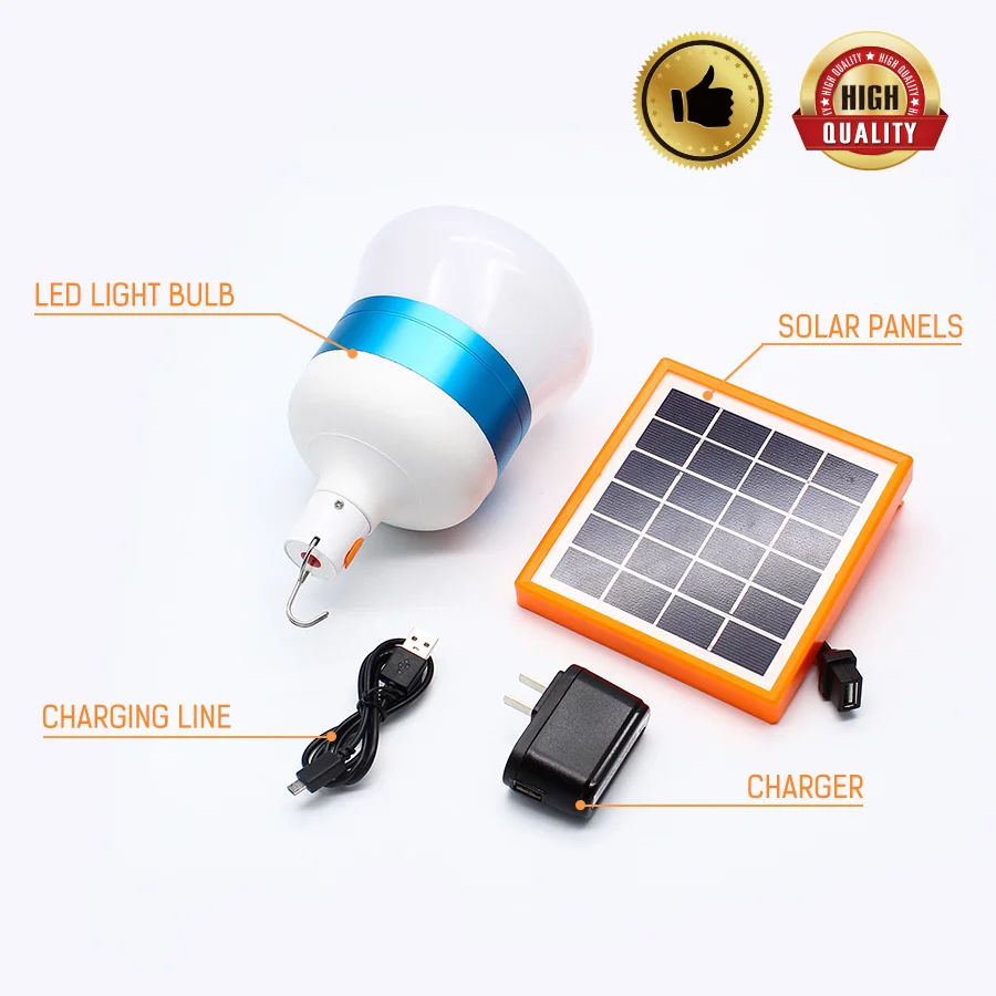 Household/DC5 6V USB бытовые аварийные лампы Светодиодная лампа на солнечных батареях