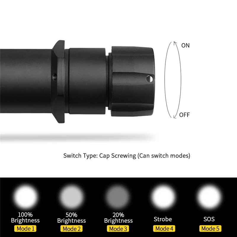 100 м Дайвинг фонарик светодидный фонарь для дайвинга лампа XM L2 Diver факел 6000 люмен