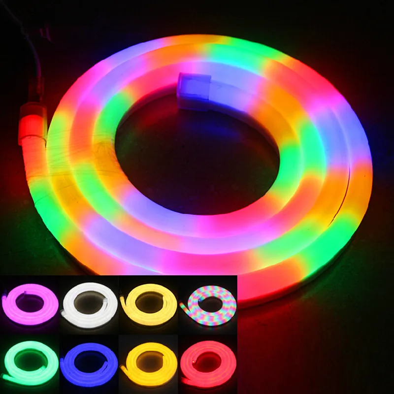 10 м/рулон 110 В 220 фотосессия 3 провода четыре цвета с 80led/m