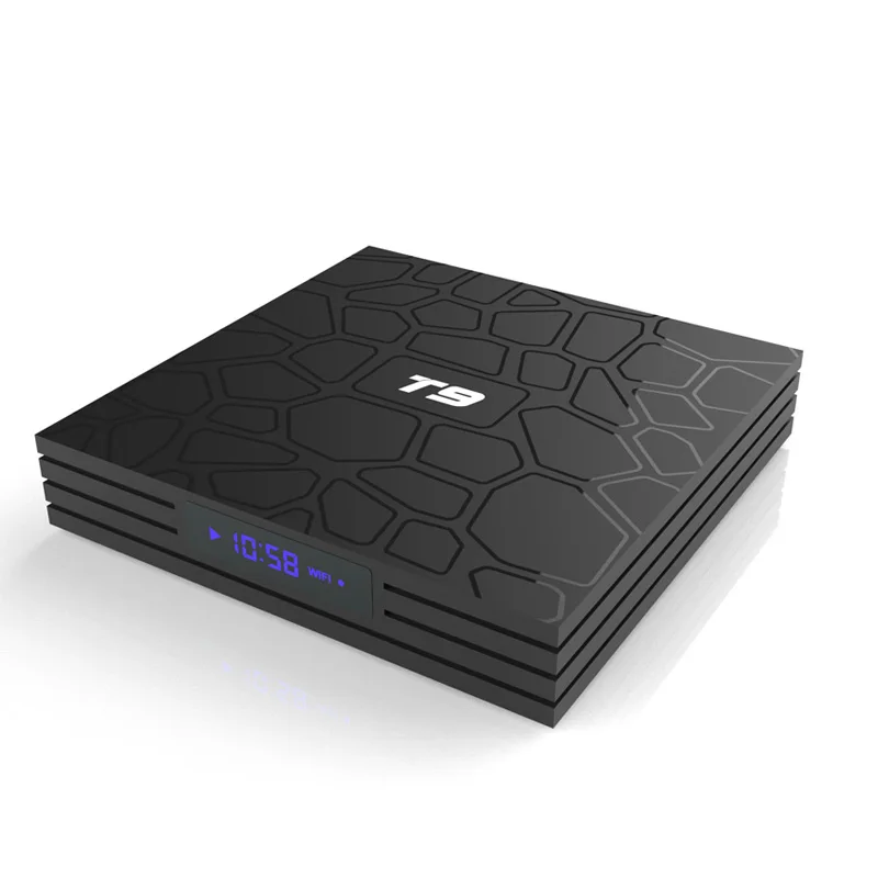 Новые T9 Android 8 1 ТВ коробка RK3328 4 GB 64 ядра 4G/32G USB 3 0 Smart K Декодер каналов кабельного