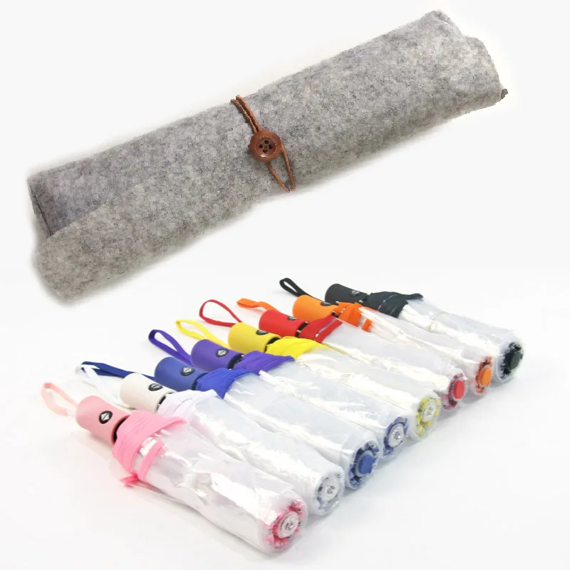 Женский складной прозрачный автоматический зонт Z677|Зонтики| |