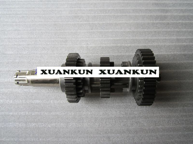 XUANKUN QJ250-3 DD250 JH250 Vice Axle Assembly CA250 Payshaft Gear Teeth | Motorcycle Chain &amp Transmission