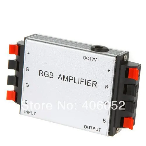 

10PCS/LOT DC12V clip rgb led amplifier controller for rgb led strip