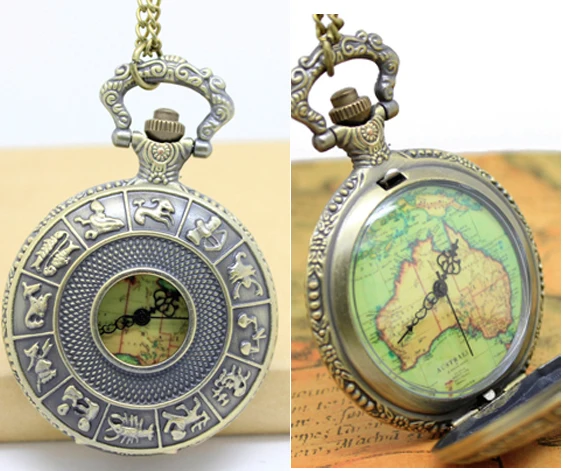 (1011) 10 шт./лот винтажное ожерелье с изображением двенадцати знака в стиле