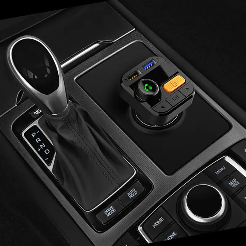 Автомобильное зарядное устройство BT82D Bluetooth два USB MP3 плеера громкая связь FM