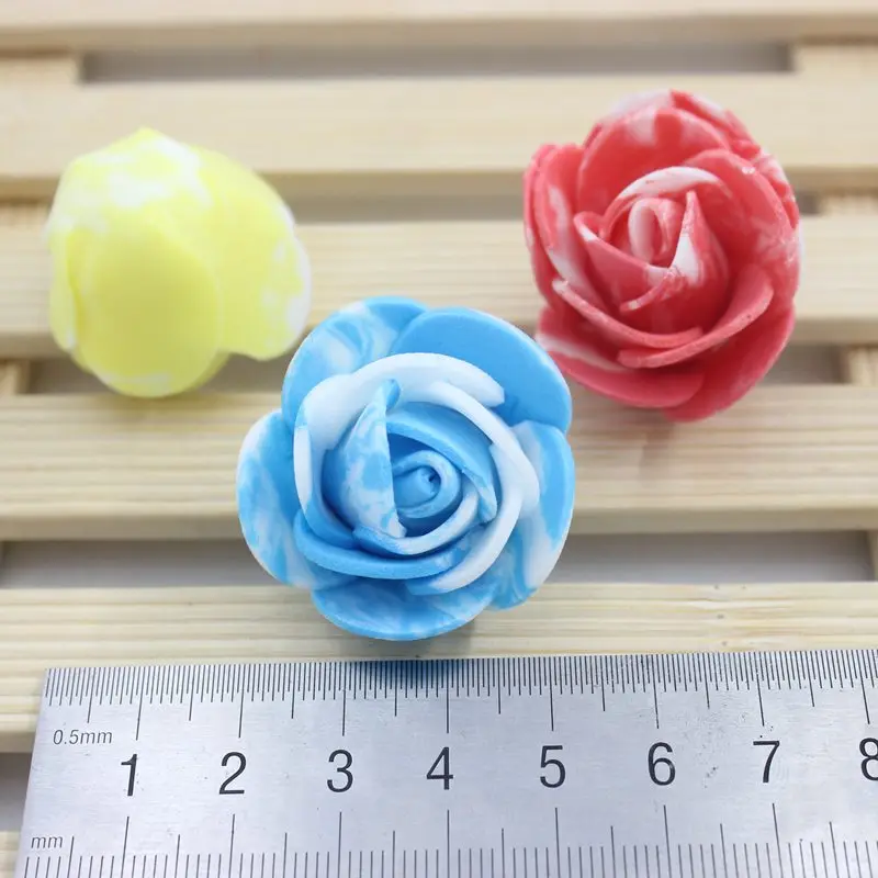 20 pcs / lot foam Pectoral Flower Head Wreath Pink Bouquet Wedding Dress Materials Decorative Wreaths Optional Color | Дом и сад