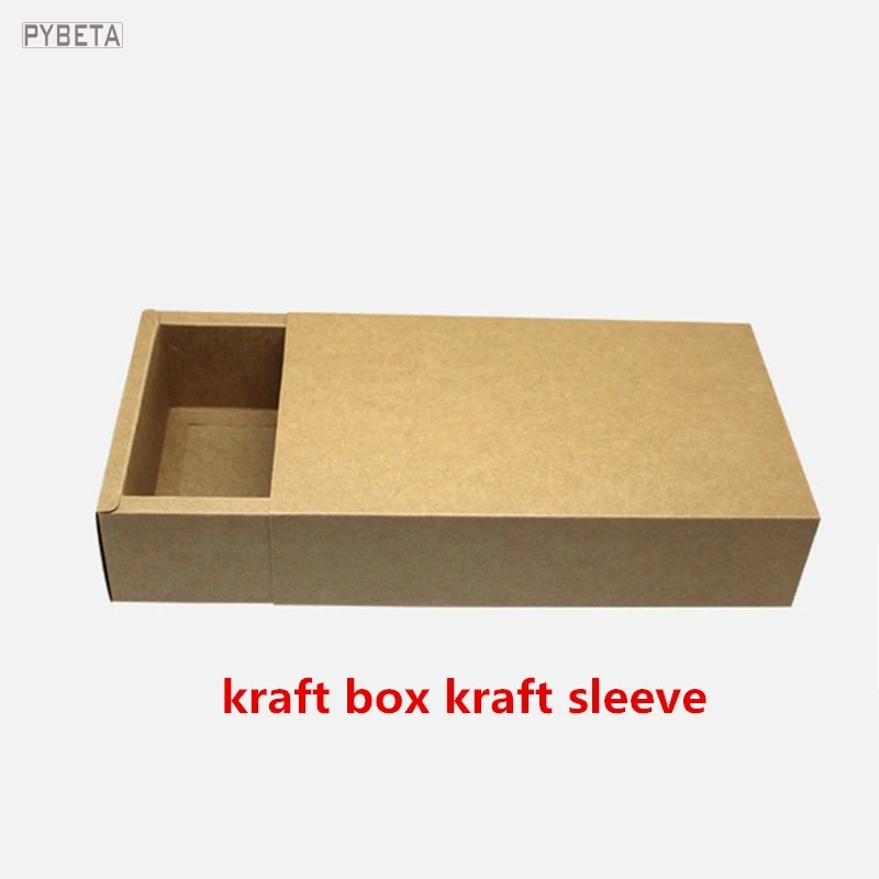 kraft 20 шт прозрачный рукав бумажные ящики коробки Матовый ПВХ покрытие ручной работы мыло ремесло Драгоценность Коробка для свадьбы праздничная подарочная упаковка - Цвет: kraft