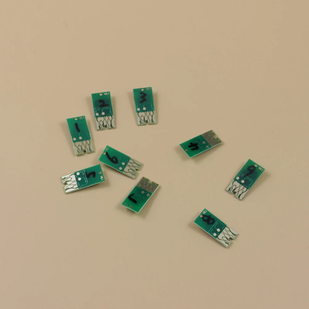 5 видов цветов/комплект навсегда использовать чернил сброса чипа для epson 7700 9700 7710