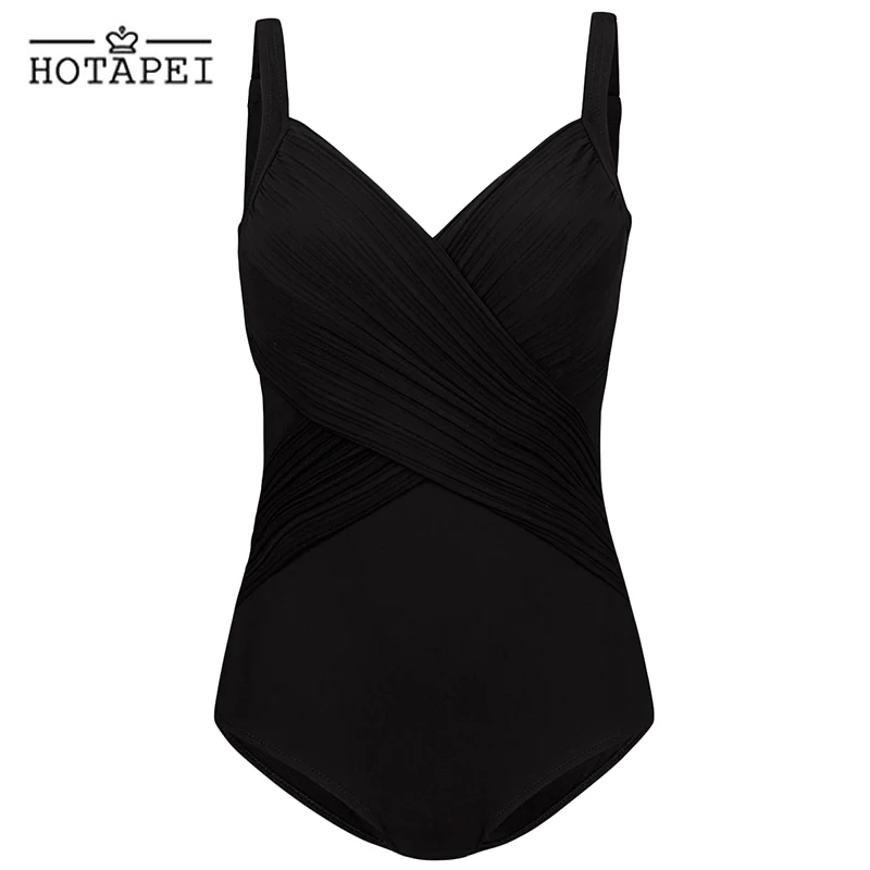 Hotapei 2019 Одна Деталь сексуальные купальники монокини XL Для женщин синий