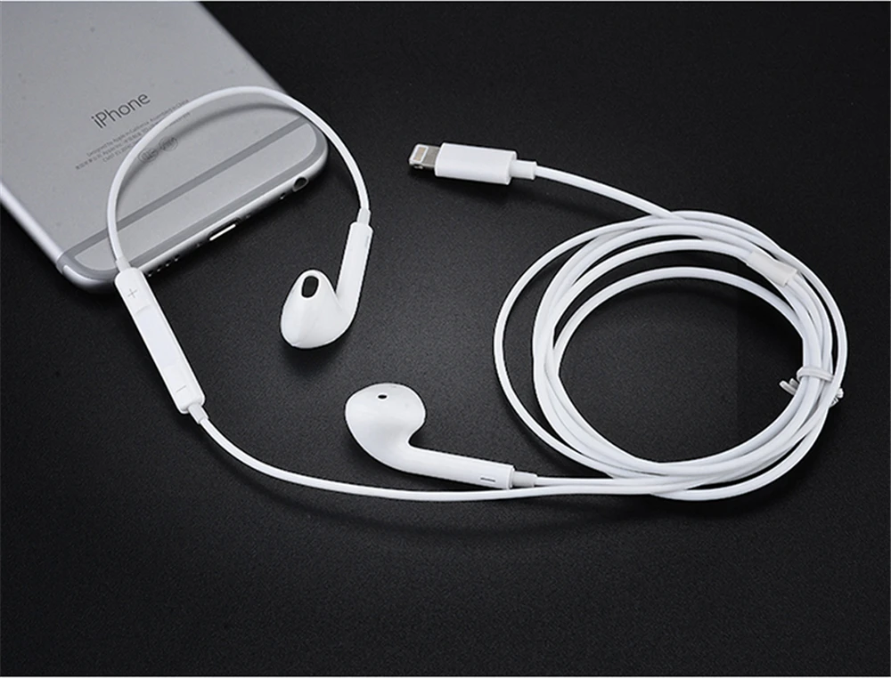 3,5 мм разъем для наушников освещение Earpods наушники цифровая гарнитура для Apple iPhone 5S 6 7/8 Plus X XS Max XR микрофон MFi Сертифицированный