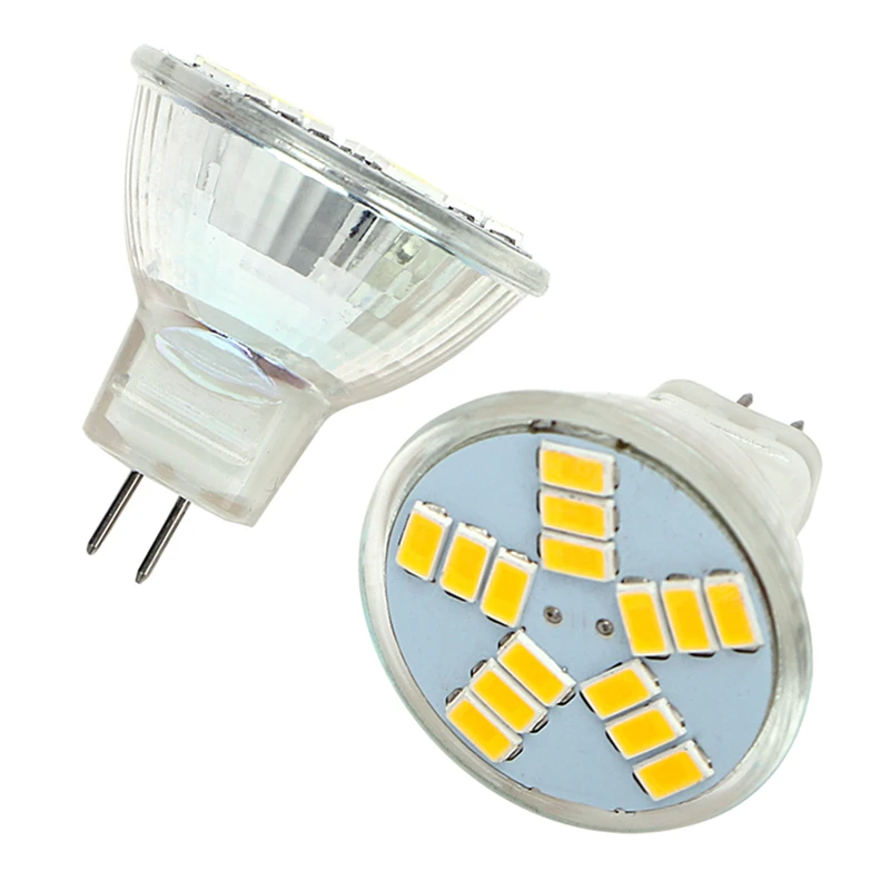 Светодиодный лампы MR11 AC/DC12V 24V GU4 3 Вт 5 7 светодиодный шарик 9 12 15 5730 SMD