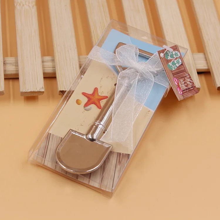 Бесплатная доставка 100 шт. лопатой открывалка для бутылок свадебной и подарки