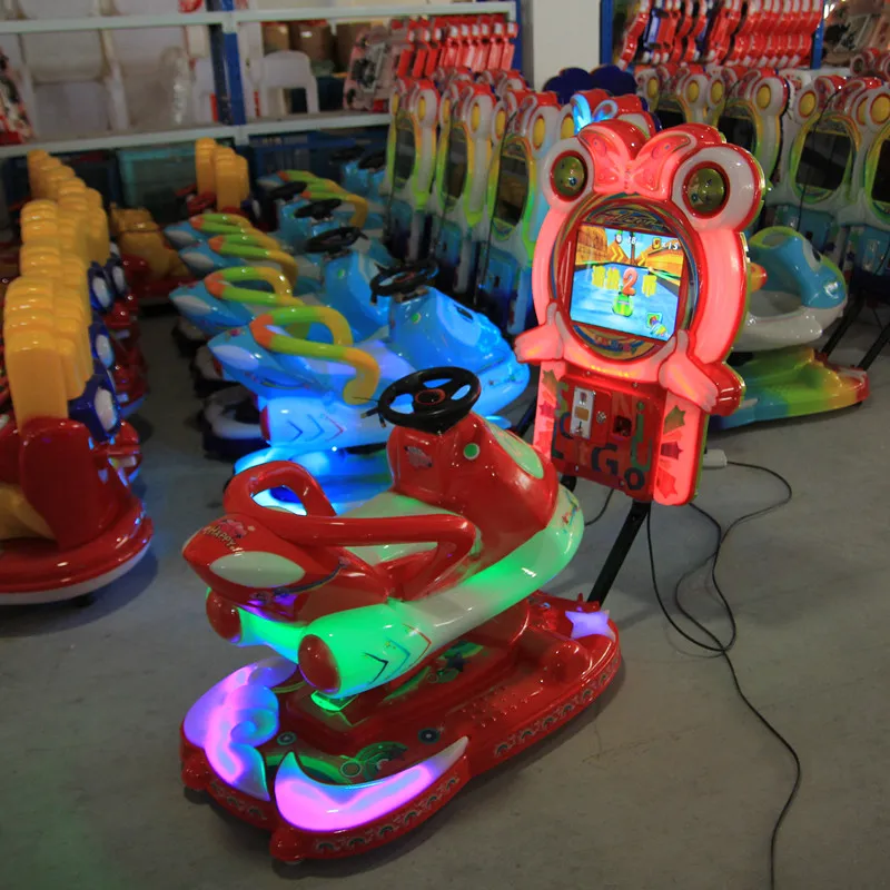 Coin operated children ride electric swing happy yacht games equipment simulator kids amusement arcade game boat machines