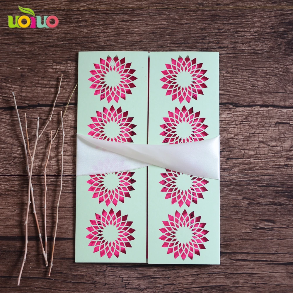 Бесплатная оптовая продажа дизайн ленты цветок бант лазерная резка свадебные