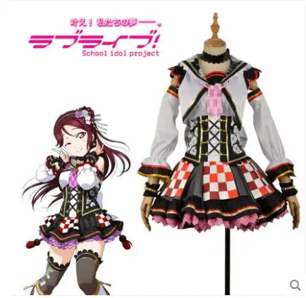 Бесплатная доставка Аниме LoveLive!Sunshine! Косплей Sakurauchi Riko COS хэллоуивечерние НКА